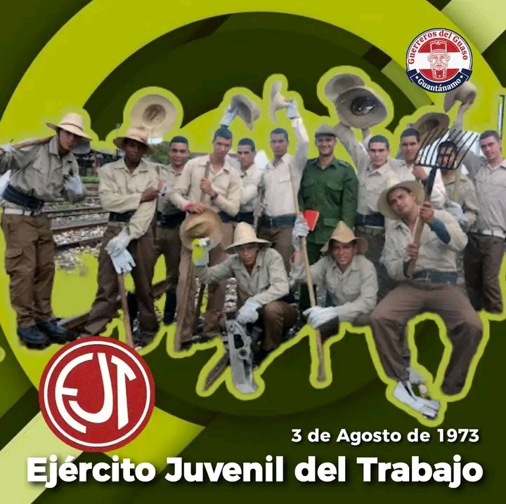 Odalis CTC Tunas (@ctctunas) on Twitter photo Feliz #Aniversario52 al EJT; más de cinco décadas de dedicación y resultados.
Gracias por, desde su trinchera hacer y defender la Patria 🇨🇺
#PorCubaJuntosCreamos
<a href="/Colina_CTCuba/">Miguel Colina</a> <a href="/Cuba_CTC/">Central de Trabajadores de Cuba</a> <a href="/LorenzoOsbel/">Osbel Lorenzo</a> @MIN Feliz #Aniversario52 al EJT; más de cinco décadas de dedicación y resultados.
Gracias por, desde su trinchera hacer y defender la Patria 🇨🇺
#PorCubaJuntosCreamos
<a href="/Colina_CTCuba/">Miguel Colina</a> <a href="/Cuba_CTC/">Central de Trabajadores de Cuba</a> <a href="/LorenzoOsbel/">Osbel Lorenzo</a> @MIN