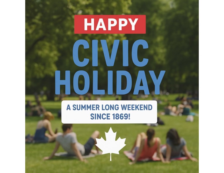 MAidarus's tweet image. Happy Civic Holiday 
Observed On The First Monday Of August, Civic Holiday Is A Uniquely Canadian Tradition That Celebrates Local Heritage, Community Pride, And Cultural Contributions Across Provinces And Municipalities.

#CivicHoliday  #TorontoRealtor #propertyconnection