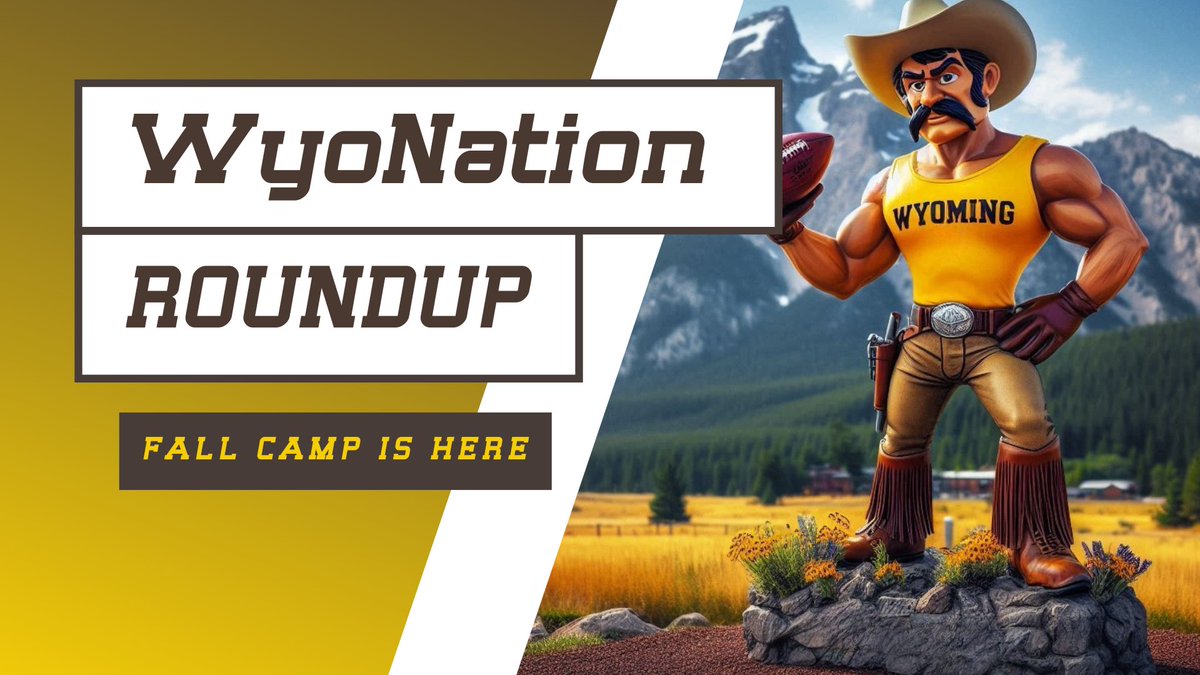 WyoNation Blog (@wyonationblog) on Twitter photo The <a href="/WyoNationDotCom/">WyoNation.com</a> Roundup returns tonight at 7pm MT with me and <a href="/307Ric_0_Shea/">Shea Foster</a> to talk about the first week of Wyoming Football fall camp. youtube.com/@wyonation The <a href="/WyoNationDotCom/">WyoNation.com</a> Roundup returns tonight at 7pm MT with me and <a href="/307Ric_0_Shea/">Shea Foster</a> to talk about the first week of Wyoming Football fall camp. youtube.com/@wyonation
