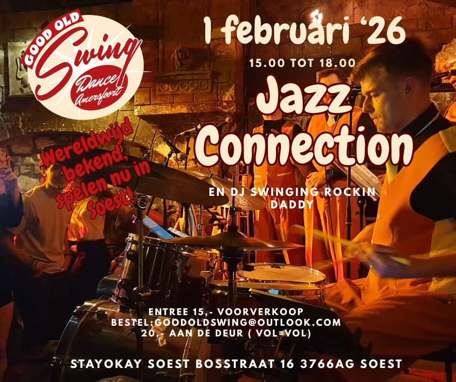 fb.me/e/6AeNVB6Qp
Jazz Connection is back @ Good Old Swing Dance. Tx order: click on the link.