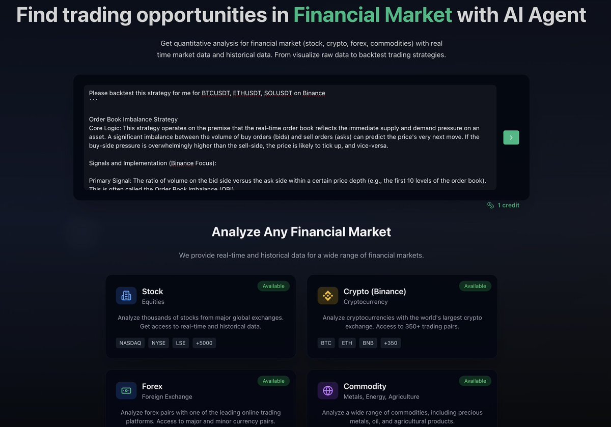 khemmapich's tweet photo. Today I launched @contextcol 
AI Agent to help you find and execute opportunities in financial market.
You can analyze any financial markets focused on quantitative data.
You also able to create trading bot to place order on Binance.

#AiAgent #crypto #trading https://t.co/nfmwuLX17h