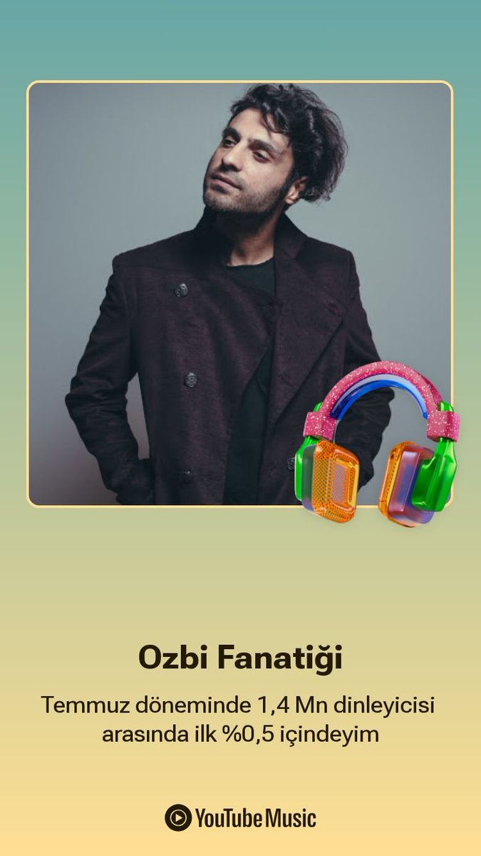 Yeni bir sıkı takipçi rozeti kazandım. YouTube Music #OZBİ
#Pazar #ağustos 🎑 music.youtube.com/channel/UCSRmO…