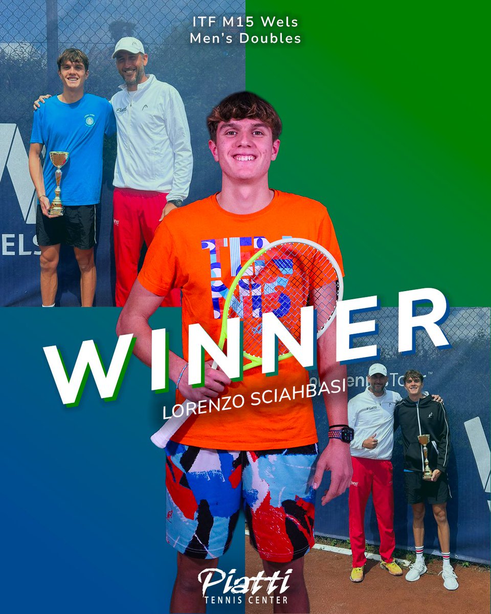 Congratulations Lorenzo Sciahbasi 👏🏼🏆

Singles semifinalist and doubles champion 💫 We are proud of you 🤗