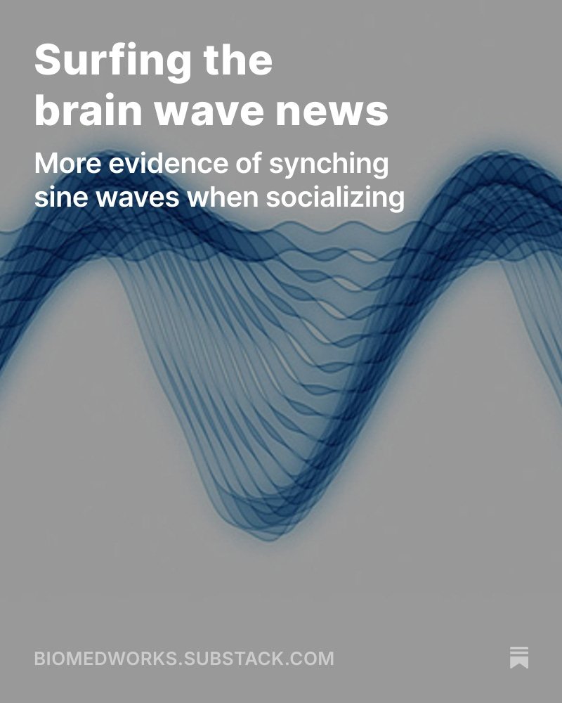 L_Kragie_MD's tweet image. Latest freebie BioMedWorks newsletter:  synchronicity seen in CNS when social
Enjoy. Share. Signup.

#Neuralresonancetheory #deltawaves #prefrontalcortex #flowstate

biomedworks.substack.com/p/surfing-the-…