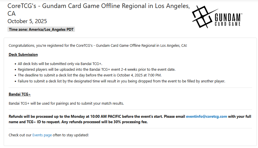 Yayyy we're in! #gundamtcg #GUNDAMCARDGAME