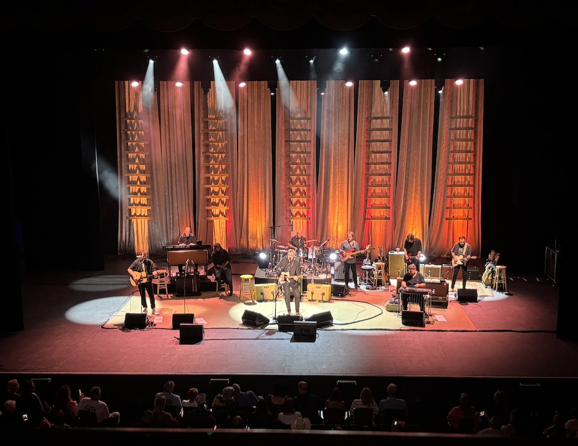 Dr Stephen Sroka (@drstephensroka) on Twitter photo Went to church last night with <a href="/VGcom/">Vince Gill</a> and his band.
The sermon was one of love and understanding.
His insightful storytelling between the songs brought laughter and tears.
The blessings of his harmony in songs and positive life messages were heavenly. Went to church last night with <a href="/VGcom/">Vince Gill</a> and his band.
The sermon was one of love and understanding.
His insightful storytelling between the songs brought laughter and tears.
The blessings of his harmony in songs and positive life messages were heavenly.