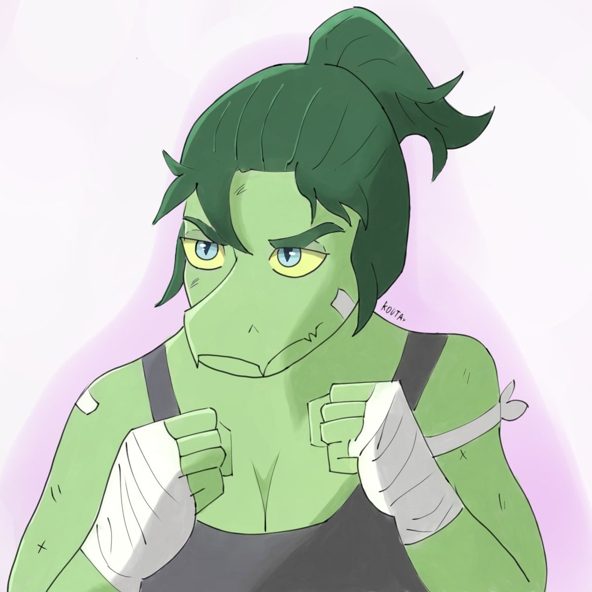 I wani fight that gator 😼 
#Snootgame #snootgamefanart #art #digitalart #furryartwork #furry #IWaniHugthatGator