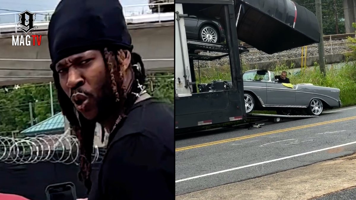 BlackInkChi's tweet image. SEE VIDEO HERE: youtu.be/WYm4xoahBOM

2 Chainz Takes Delivery Of A Custom Old School Chevy! 🚘

#2chainz #chevy #belair