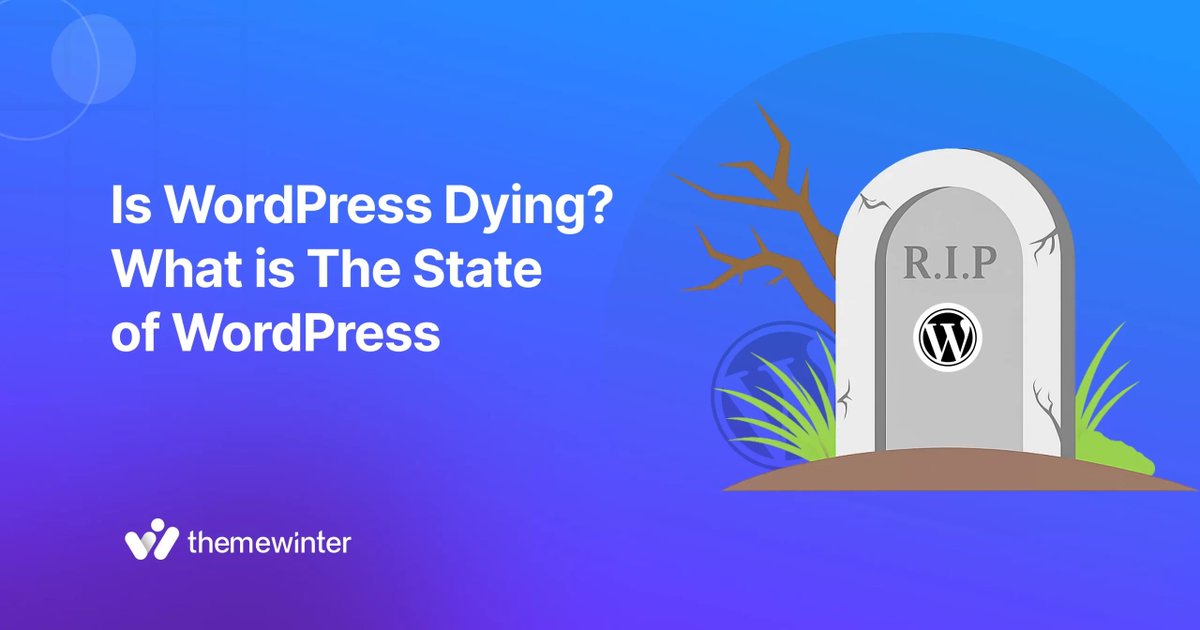 📉 Is WordPress Dying? Or Just Evolving?

In 2025, the WordPress world is shifting fast — but it’s far from dead. 🚀

We explore what's fading, what's growing, and what creators should do now.

👉 Read more: themewinter.com/is-wordpress-d…

#WordPress #WebDev #AIOverview #WPNews
