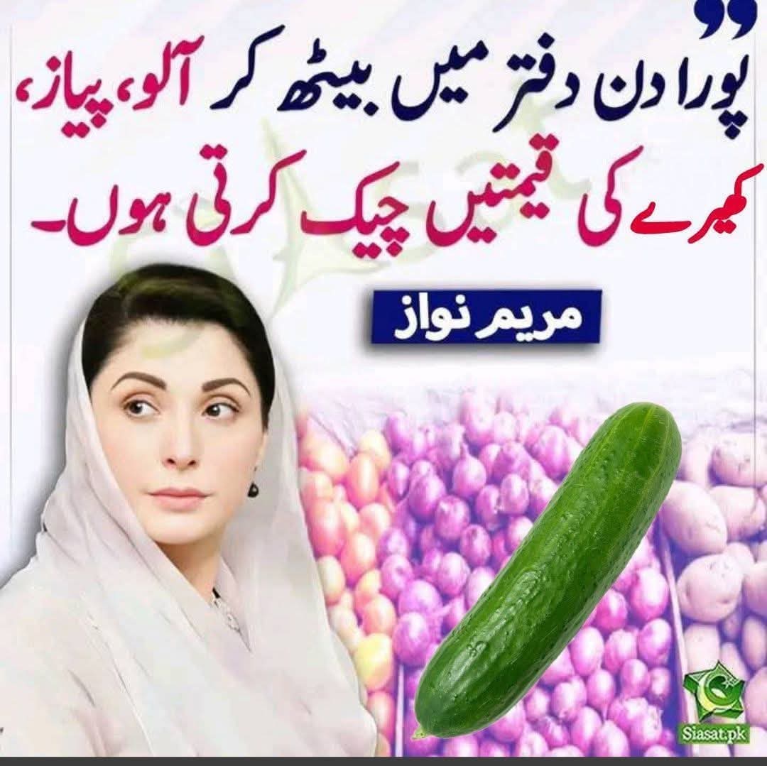 اقتدار سے اترنے اور پلاسٹک سرجری کا چمتکار ختم ہونے کے بعد اس نے کھیرے اور 🍆 سے گزارا کرنا ہے  😆😂😂