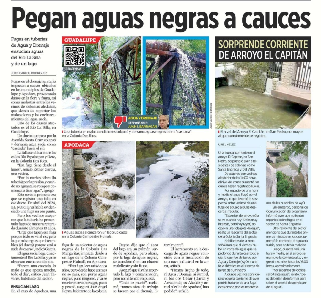 Ve esto <a href="/ayd_monterrey/">Agua y Drenaje Mty</a> 👁️👁️👁️👇🏻👇🏻👇🏻🛑🛑🛑 <a href="/conagua_mx/">Conagua</a>