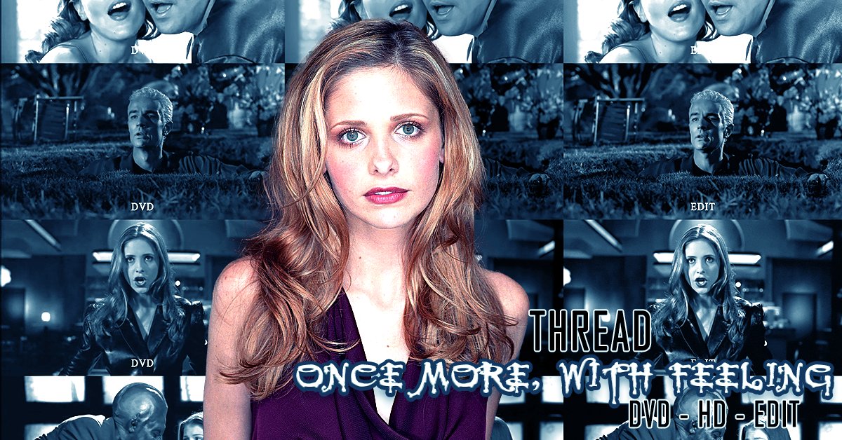 BuffyHDBluRay's tweet photo. They got the yellow out! With the lighting being pretty good and the framing being faithful to the original version, you'd think the remastering of this episode would be perfect (minus the DNR)! Except... it's not. Here are 8 new edits I made. @BuffyTVS #OMWF #Buffy #BuffyHD https://t.co/rcvFAjRvDm