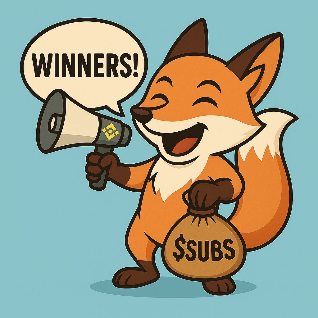 🚨 $SUBS MEME CONTEST – RESULTS 🚨

The chaos was real. The memes were wild. And the winners are…

🥇 $100 – @maku_ai
🥈 $50 – @yenanskie
🥉 $25 – <a href="/goldrogerr91/">Gold Roger</a>

Congrats to the winners and a huge thank you to everyone who joined in – your creativity brought the vibes!

To claim