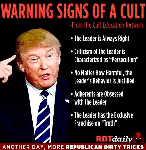 A day will come when history will tell the tale of the
past Trump cult years. How the American people had lost their minds &amp; made themselves second-rate citizens. A time when citizens' lives were only of value to their government, depending on the size of their bank account.