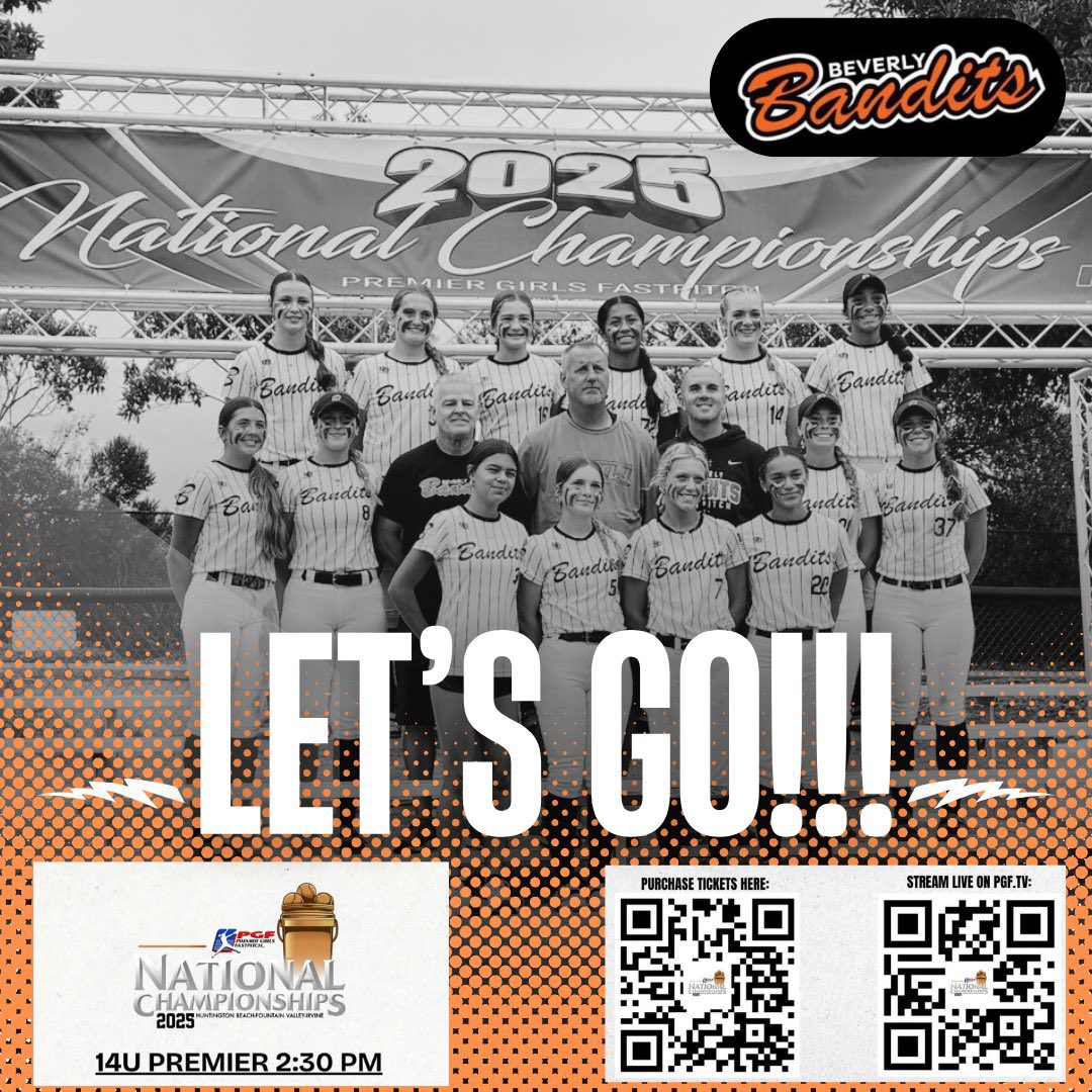 14u_Bandits's tweet image. National Championship Sunday!! @PGFnetwork