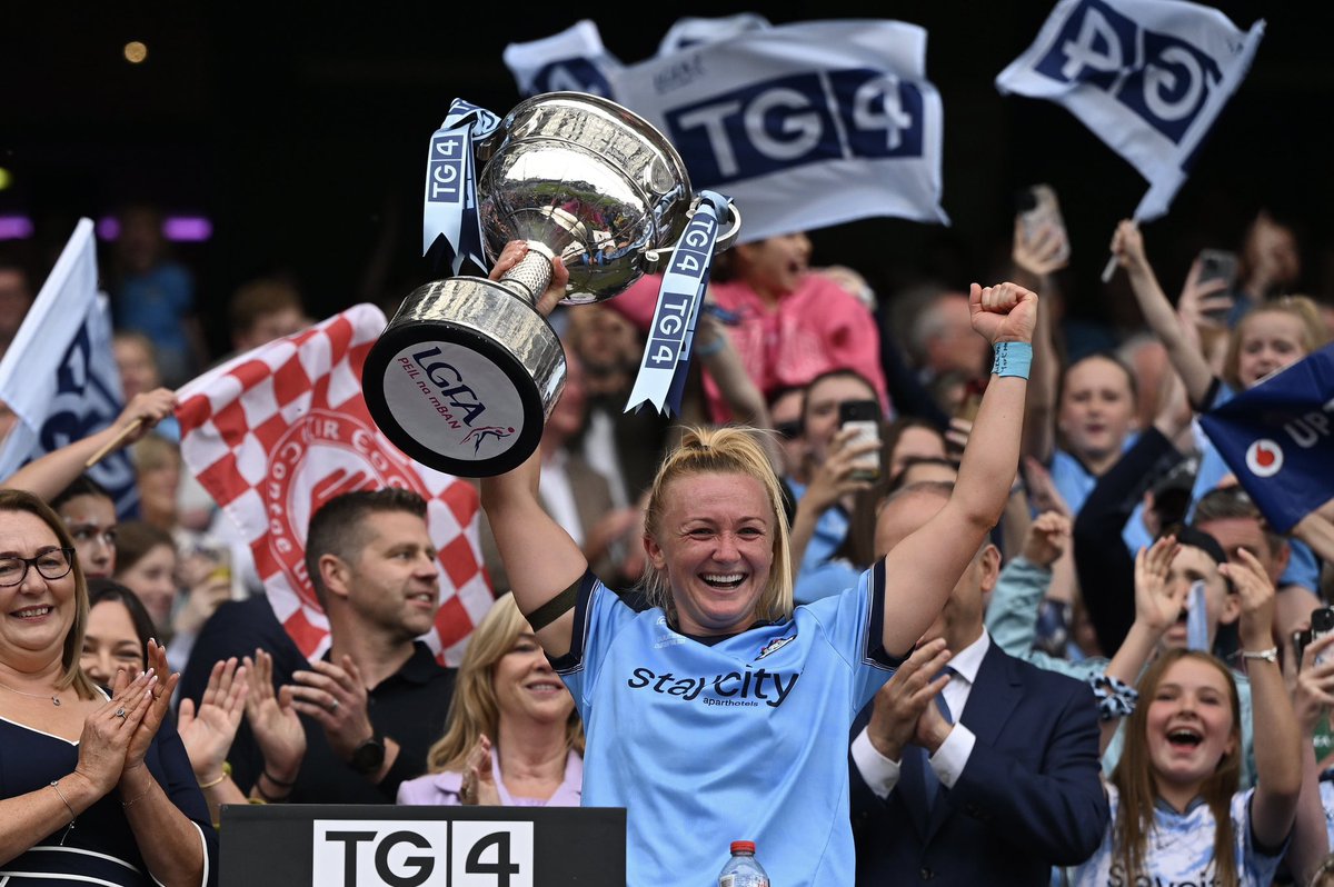 Dublin GAA (@dubgaaofficial) on Twitter photo All-Ireland Champions 🏆💙
Congratulations to the <a href="/dublinladiesg/">DublinLGFA</a>, who have beaten Meath to claim the Brendan Martin Cup for the seventh time 🔥
Final Score:
Dublin 2-16
Meath 0-10
#UpTheDubs All-Ireland Champions 🏆💙
Congratulations to the <a href="/dublinladiesg/">DublinLGFA</a>, who have beaten Meath to claim the Brendan Martin Cup for the seventh time 🔥
Final Score:
Dublin 2-16
Meath 0-10
#UpTheDubs