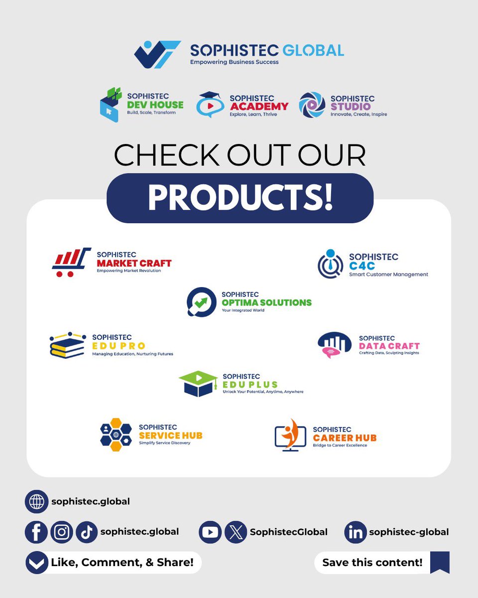 SophistecGlobal's tweet image. ⭐ Sophistec Global
💼 Empowering Business Success
📍 Based in Indonesia
🌏 Serving Clients Worldwide
🌐 sophistec.global
📬 management@sophistec.global
📞 +886 971 688 450 (TW) +62 851 7301 9500 (ID)

#StrategicExecution #DecisionDesign #SophistecGlobal