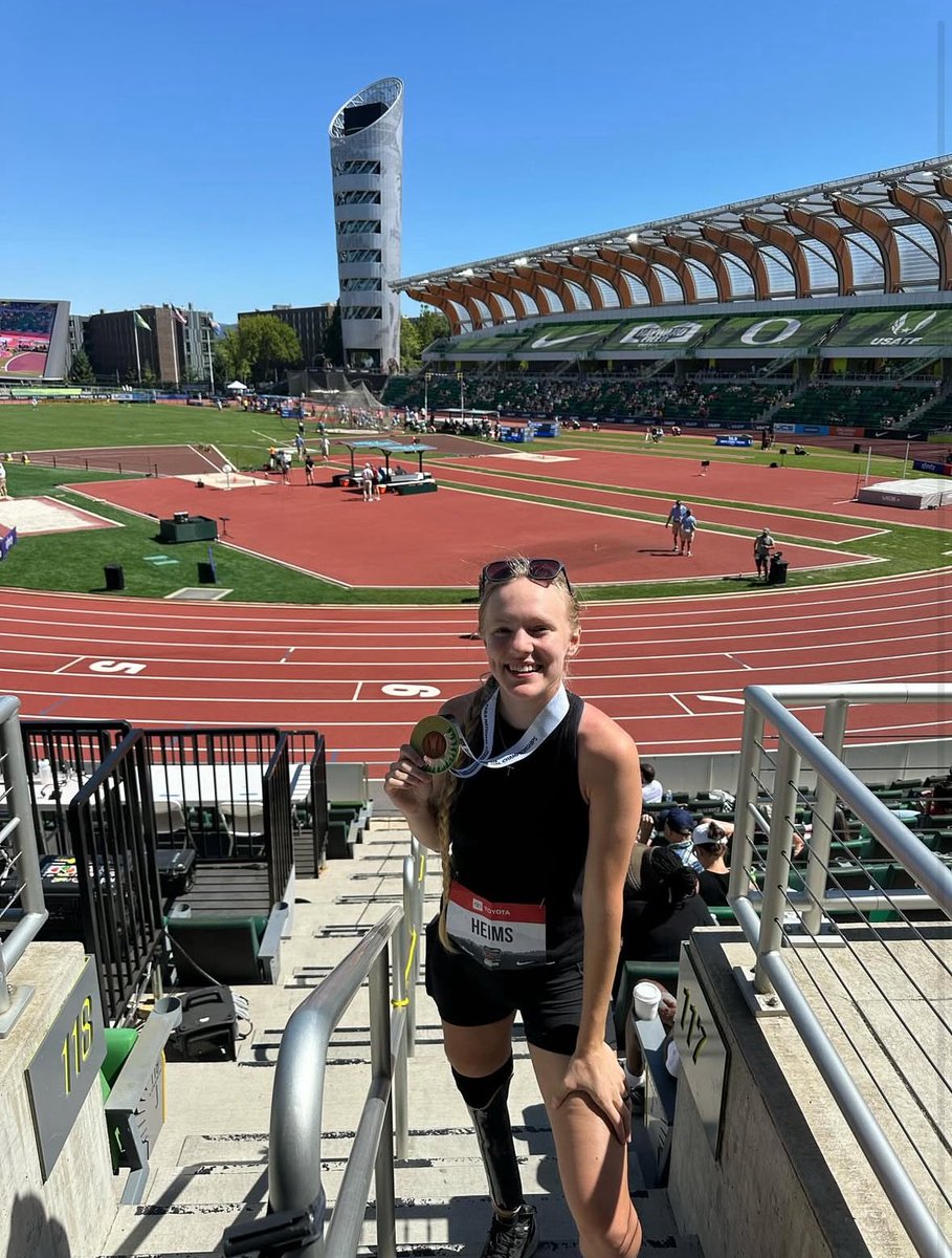 SEPolkRams's tweet photo. Congrats on winning the discus national championship Coach Heims! Proud to have her on our girls track staff! https://t.co/fTORV1ZE4E