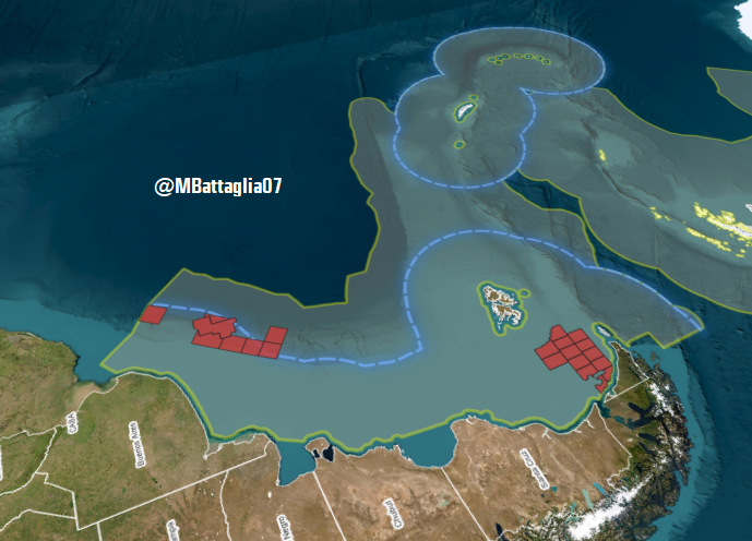 Sale hilo de offshore en Argentina 🇦🇷⛽️

En estos días mucho se habla de la exploración offshore y  que parecería una "locura su explotación" ya que dicen "es incompatible con destinos turísticos o naturales". 

Vamos a ver....primer mapa, licencias de exploración.