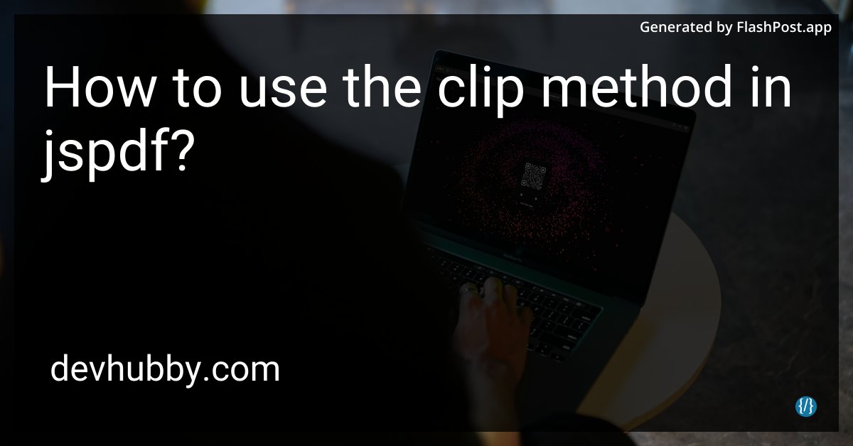 devhubbycom's tweet photo. Can the clip method secure my paper, or just my dreams?
Source: https://t.co/5OCcYAWbMy
#DevTips #JSCode #TechCommunity #WebDev #clip #method https://t.co/Wg43bkzoyl