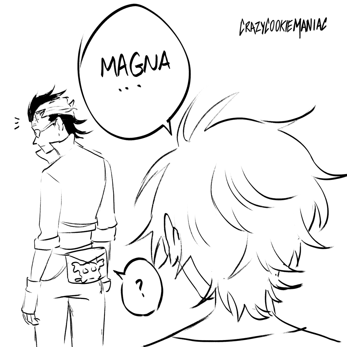 cookiecookecook's tweet photo. New lugna/magluck comic! I've always wondered why exactly Luck was there when Gaja confessed to Lolopechka... he's definitely going to use his move on Magna I just know it and none of you can convince me otherwise!
#magluck #lugna #magnaswing #luckvoltia #BlackClover
part 1/3 https://t.co/MlheubeYvM