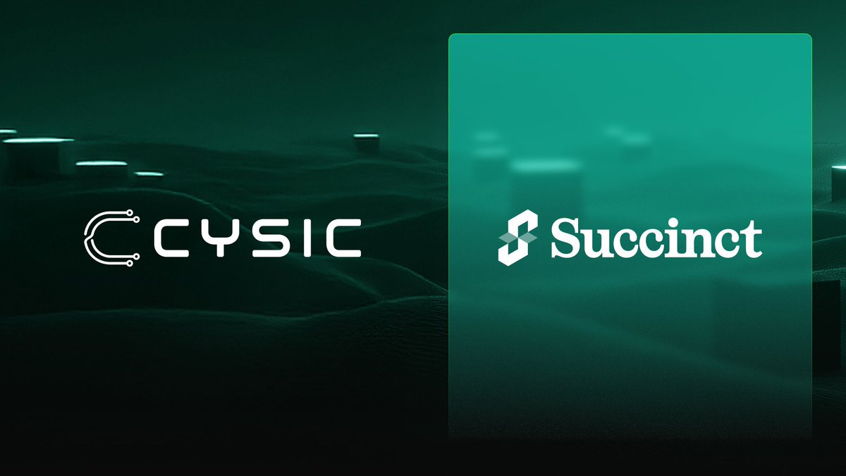 Everyone’s talking ZK.

Cysic is actually generating proofs, 1.33M Keccak ops/sec.

Hardware-deep. GPU-accelerated.

Now live on @succinctxyz as a multi-node prover.

No decks. No vibes. Just throughput.

ZK infra is real.
👉 <a href="/cysic_xyz/">Cysic</a>