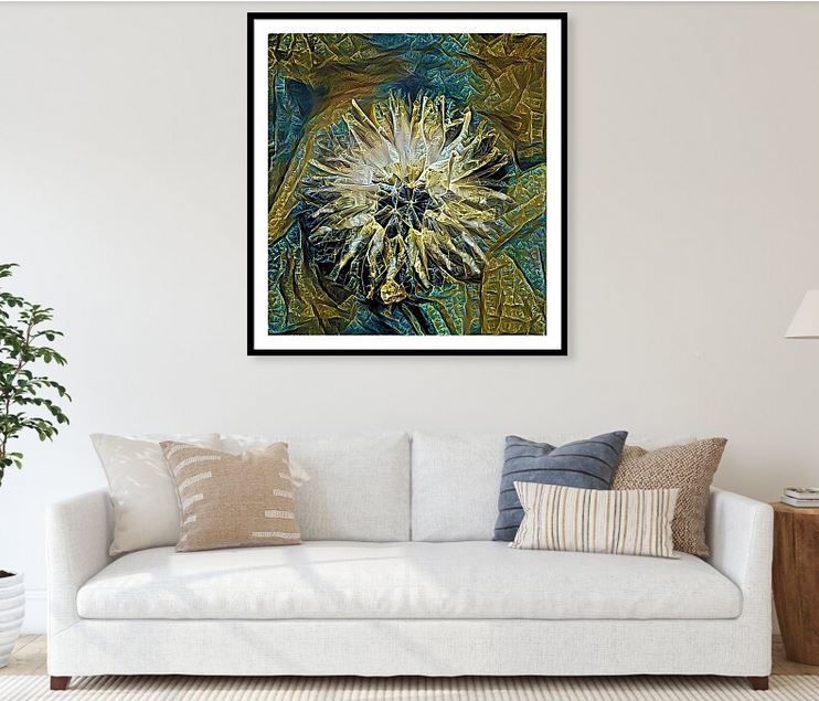 Sandi OReilly @sandioreilly
Dandelion Abstract Digital Painting &gt; HERE: sandi-oreilly.pixels.com/featured/dande…

#dandelion #flower #FloralArt #abstract #meadow #herb #blues #golds #design #decor #wallartforsale &amp;on #products. More #artwork Here: sandi-oreilly.pixels.com.