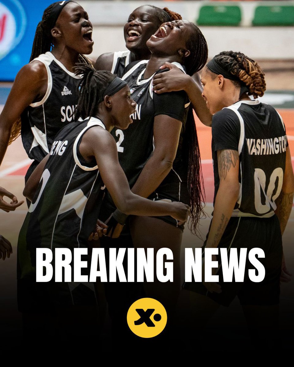 🇸🇸🇸🇸HISTORIC!
South Sudan finish on the podium in their very first appearance at the Women’s AfroBasket!🤯🔥