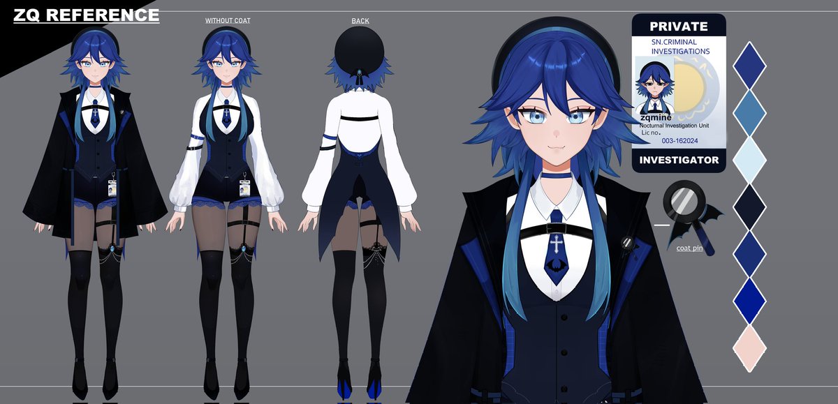 zaviaVT's tweet photo. 【P.I Vamp reference sheet! (⁠｡⁠•̀⁠ᴗ⁠-⁠) 🔎】

Most of you I'm sure knew about my redesign, 2 months in the making the model art is finally done! Here's the updated reference!~ https://t.co/misNH95qAG