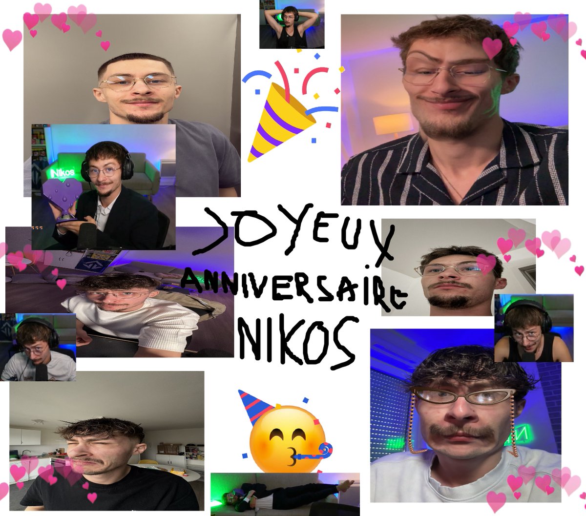 JOYEUX ANNIVERSAIRE À NOTRE STREAMEUR PRÉFÉRÉ <a href="/Nikos_v1/">Nikos</a> 🥳

25 ANS 🎂