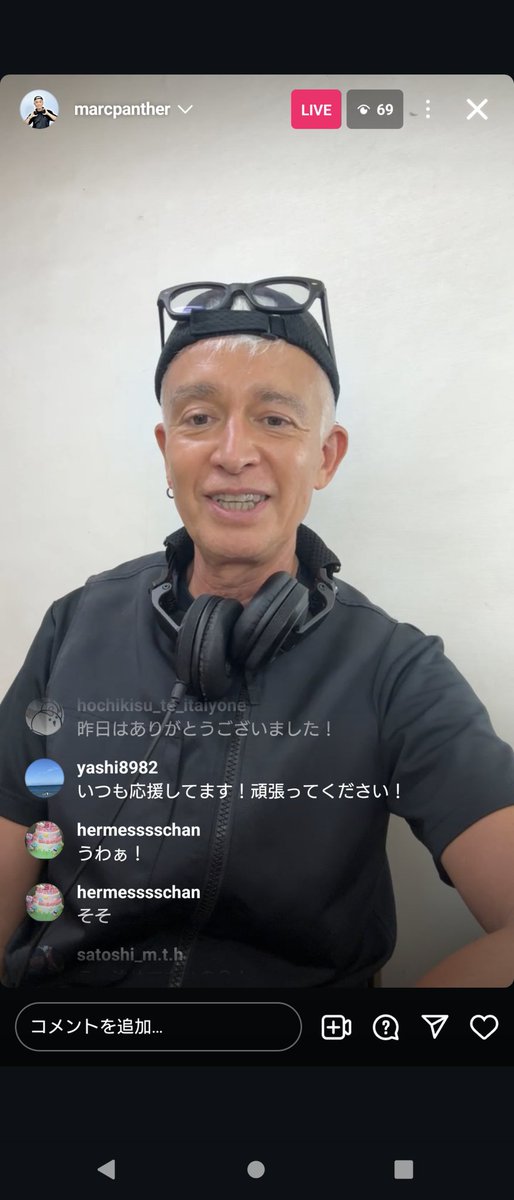 SWF8982's tweet image. マークと話せた