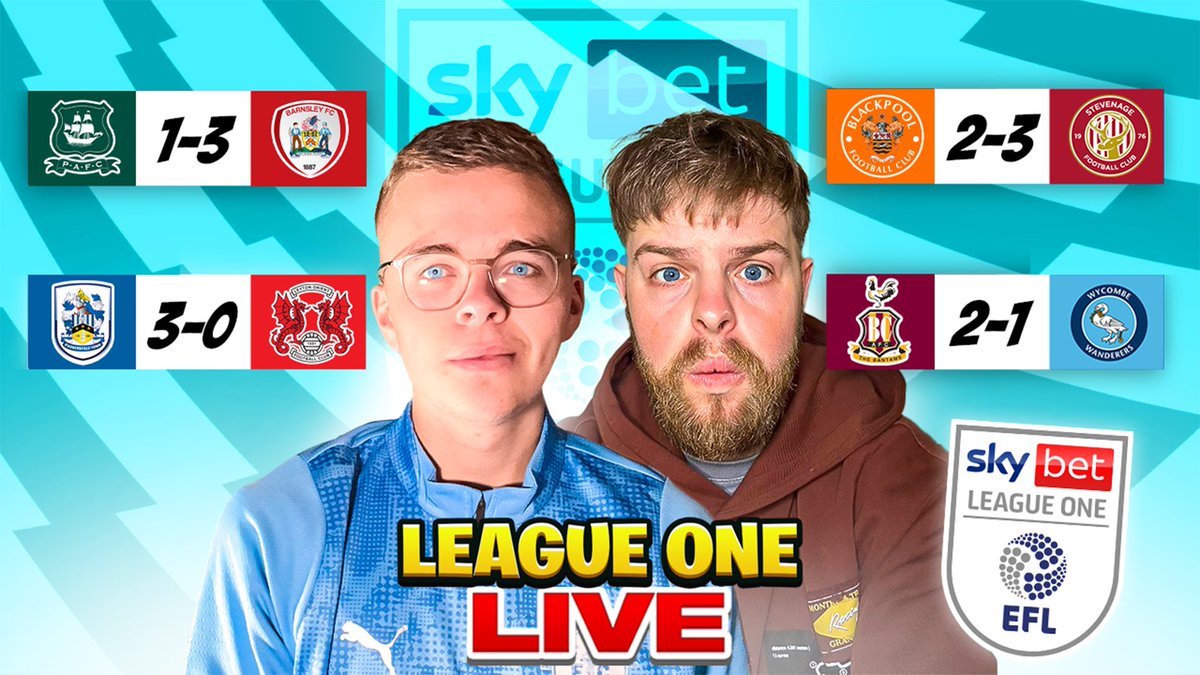 Knappers (@ftfcknappers23) on Twitter photo TONIGHT!
We are back in business!
Myself and <a href="/Jake_Tonge98/">Jake Tonge</a> ARE BACK WITH LEAGUE ONE LIVE!
The first weekend in League One is reviewed! Goals in every game! 😍
See you at 8pm, if you like!
youtube.com/live/B3mP94Ui4… TONIGHT!
We are back in business!
Myself and <a href="/Jake_Tonge98/">Jake Tonge</a> ARE BACK WITH LEAGUE ONE LIVE!
The first weekend in League One is reviewed! Goals in every game! 😍
See you at 8pm, if you like!
youtube.com/live/B3mP94Ui4…