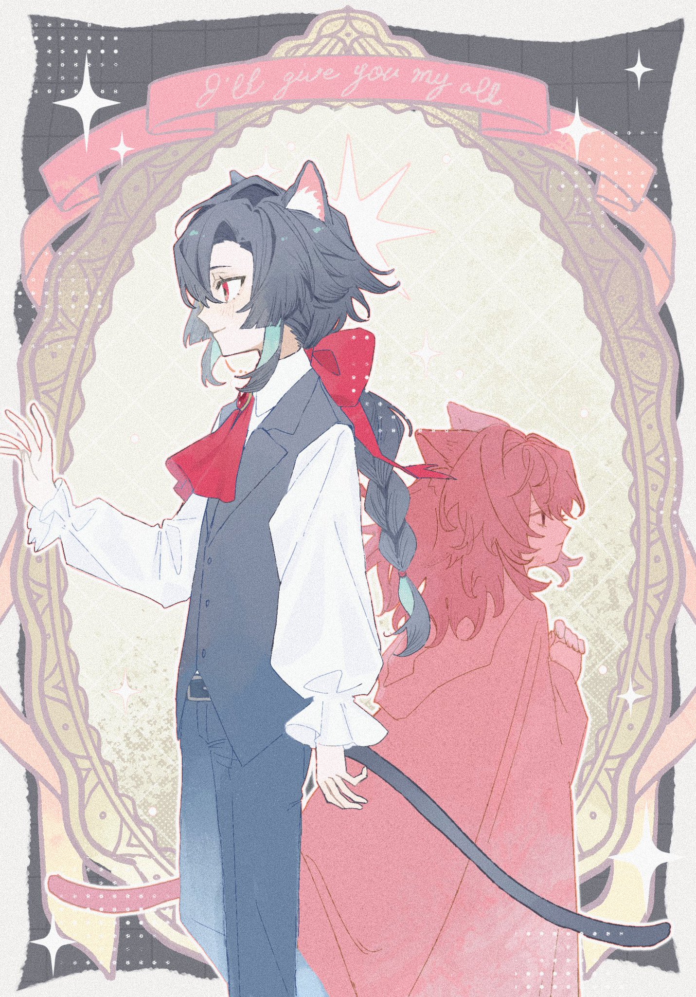 カ*中様 ˚✧₊【ラスト】　イラストオーダー⁎⁺˳✧༚ I got the butterflies 🦋 The future looking bright