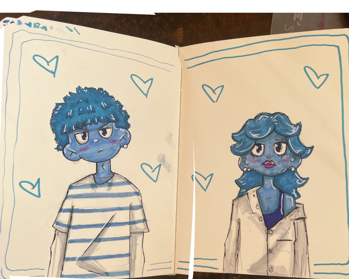 The blue pair