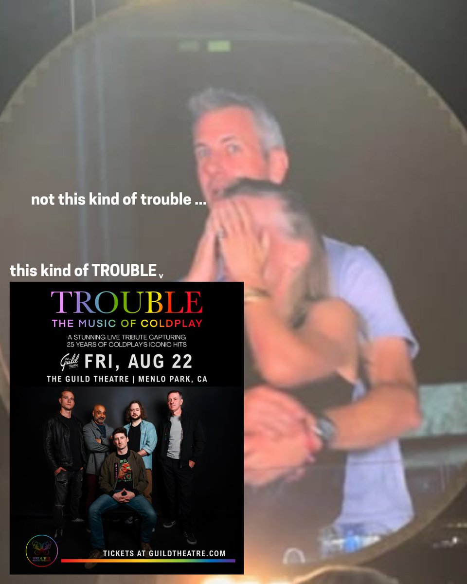 🫣 Get into the good kind of trouble with TROUBLE - The Music of Coldplay coming to The Guild Theatre on FRI, AUG 22. Tickets are still available, grab yours now!

🎟️ >> tixr.com/pr/x/147621 
Doors 7PM // Show 8PM
