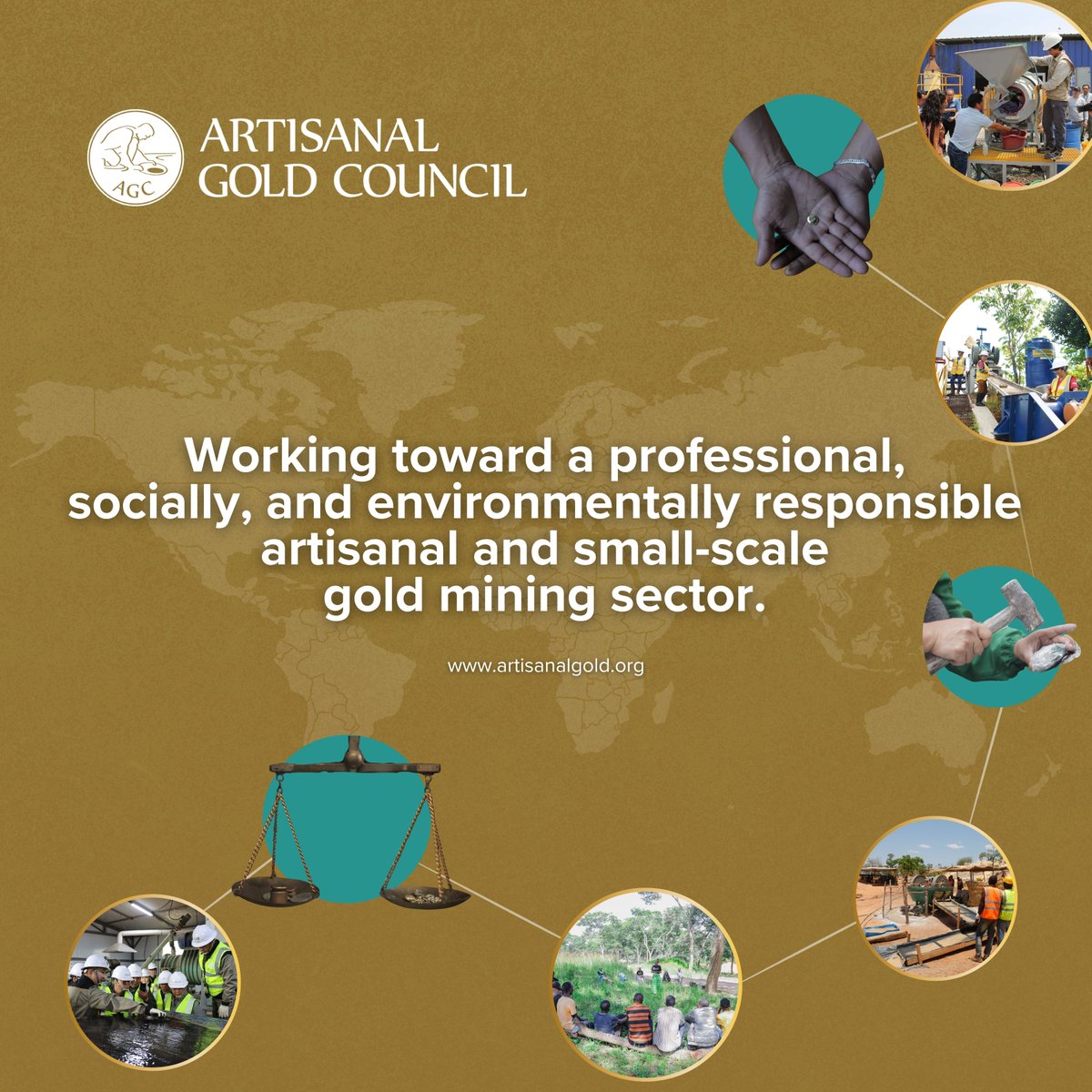 Since 2008, we have been working toward a professional, socially responsible, and environmentally sound artisanal and small-scale gold mining sector -- partnering with governments, communities, and development actors around the world to create lasting impact.

#ResponsibleGold