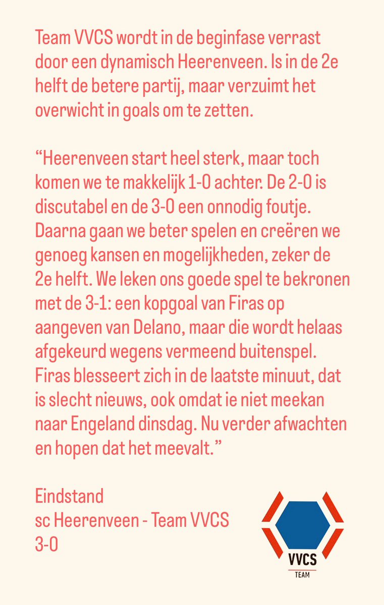 spelersvakbond's tweet image. Reactie Team VVCS trainer John van Loen na afloop van het duel @scHeerenveen - #TeamVVCS. 

#heevvcs