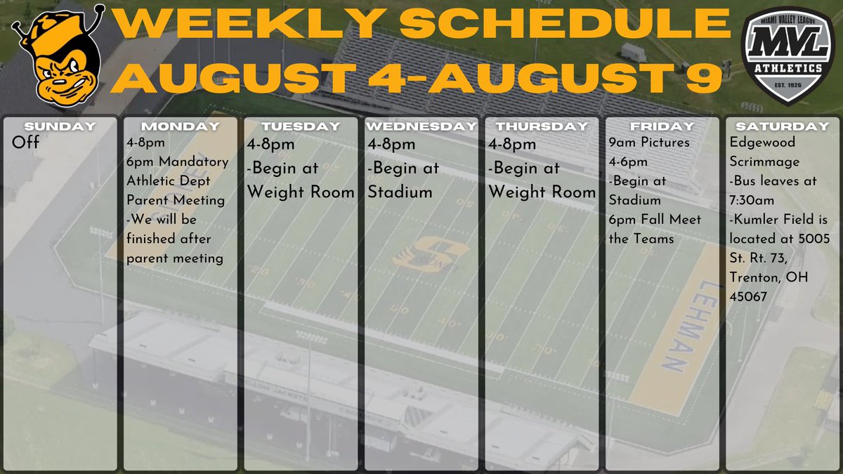 New week, new opportunities!