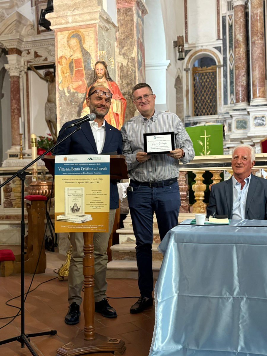 Oggi pomeriggio a Lucoli ho partecipato alla presentazione della Vita della Beata Cristina da Lucoli: un’iniziativa che valorizza le nostre radici e rafforza la comunità. Cultura, memoria e futuro insieme!
#Lucoli #Cultura #Identità #Comunità #Abruzzo