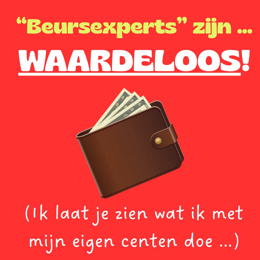 Volg mee via beurs.com 

&gt;64.000 beleggers gingen je voor