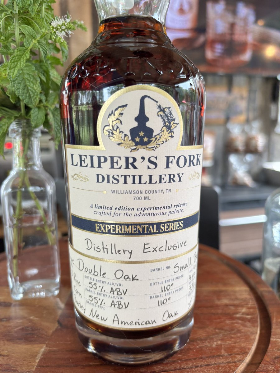 At Leipers Fork in TN ! Cheers! 🥃