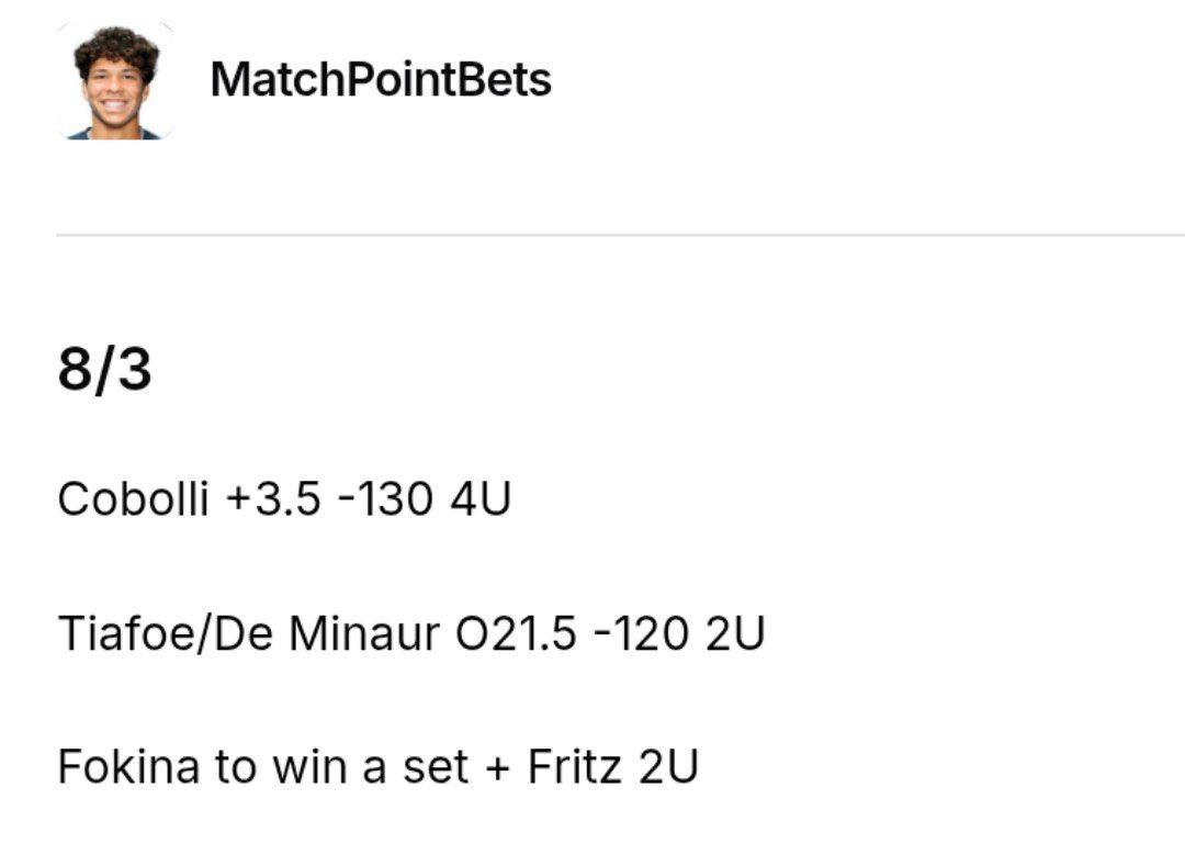 allcappersfreee's tweet image. #Matchpointbets 
#Matthewp07 
#Learlocks