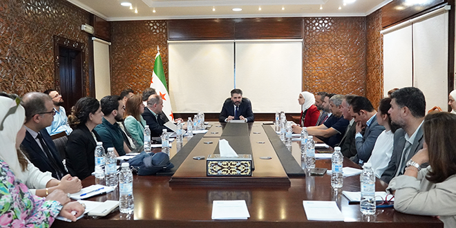 SANAEnOfficial's tweet photo. #Culture Minister discusses with #COSV of #Italy heritage preservation 
https://t.co/wbed9gmzVj via @SanaAjel https://t.co/bHmuYlv7jU