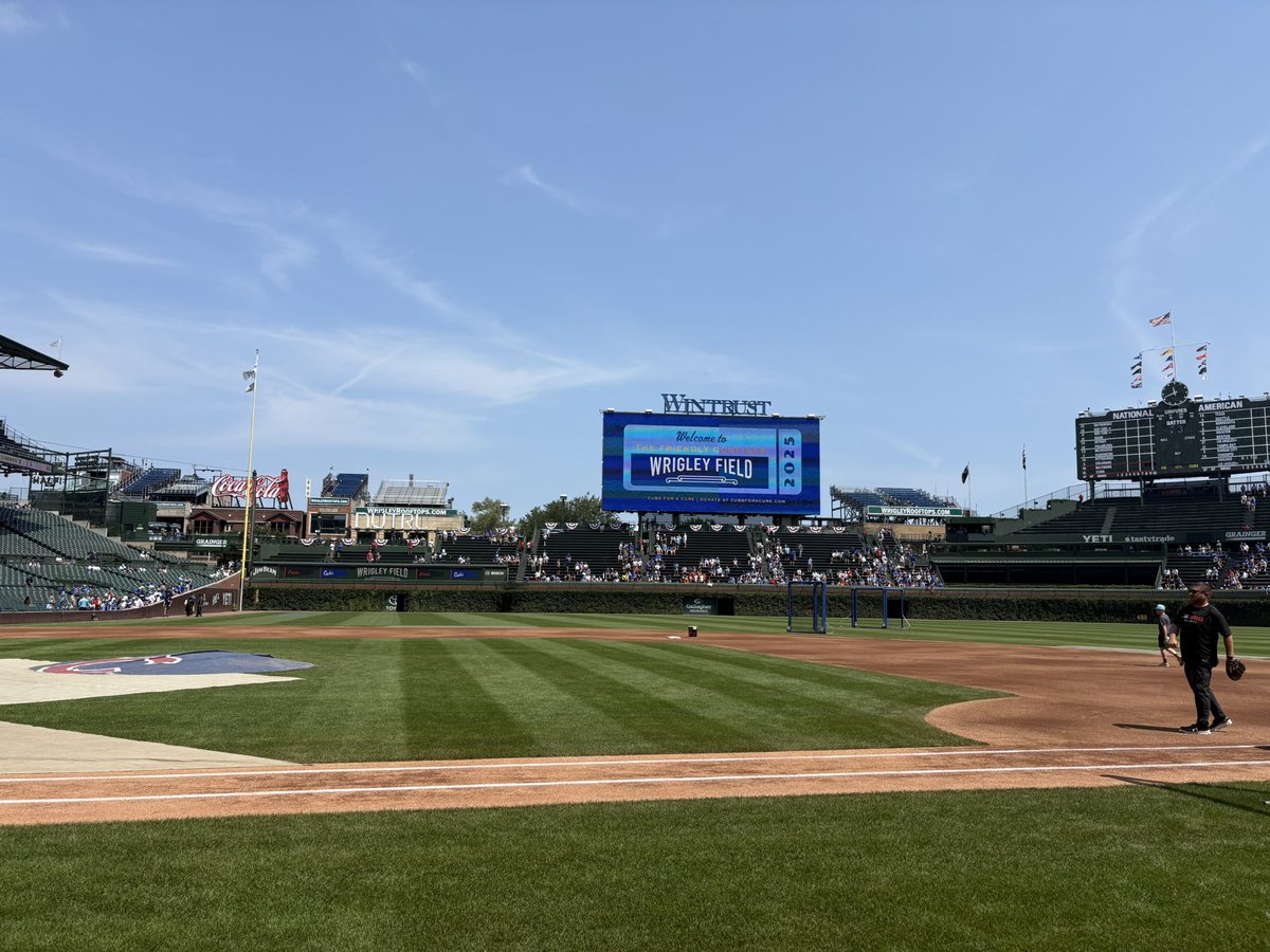 Geoff Arnold (@geoffontheair) on Twitter photo One more from Wrigley! <a href="/Orioles/">Baltimore Orioles</a> and <a href="/Cubs/">Chicago Cubs</a> get underway at 2:20, join me and <a href="/BrettHollander/">Brett Hollander</a> for the call on <a href="/98Rock/">98 Rock</a> <a href="/wbalradio/">WBAL NewsRadio 1090 and FM 101.5</a> and the Orioles Radio Net!
Also, Brett is also doing pre and post on <a href="/masnOrioles/">Orioles on MASN</a> so he’s a little extra nervous today. Let’s give him some love! One more from Wrigley! <a href="/Orioles/">Baltimore Orioles</a> and <a href="/Cubs/">Chicago Cubs</a> get underway at 2:20, join me and <a href="/BrettHollander/">Brett Hollander</a> for the call on <a href="/98Rock/">98 Rock</a> <a href="/wbalradio/">WBAL NewsRadio 1090 and FM 101.5</a> and the Orioles Radio Net!
Also, Brett is also doing pre and post on <a href="/masnOrioles/">Orioles on MASN</a> so he’s a little extra nervous today. Let’s give him some love!