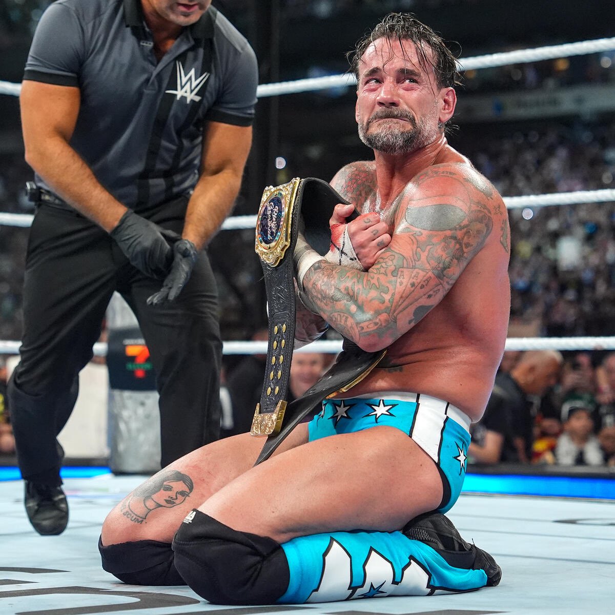 There was once a time where I thought CM Punk would never return to wrestling. Seeing him hold gold again, no matter for how long, means everything to me.