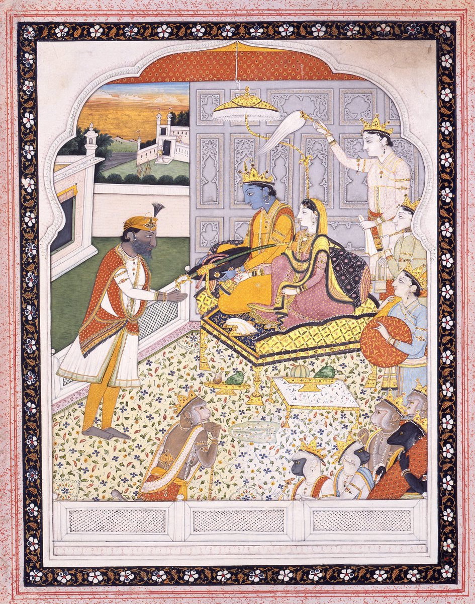 A major reason for the profileration of Vaiṣṇava bhakti among late medieval Rājpūts, apart from Rāma- and Kṛṣṇa-ic descent, was the cākari system, of military servitude to one's master, clan leader, king; where Lord Viṣṇu took over the role of the clan leader and king.