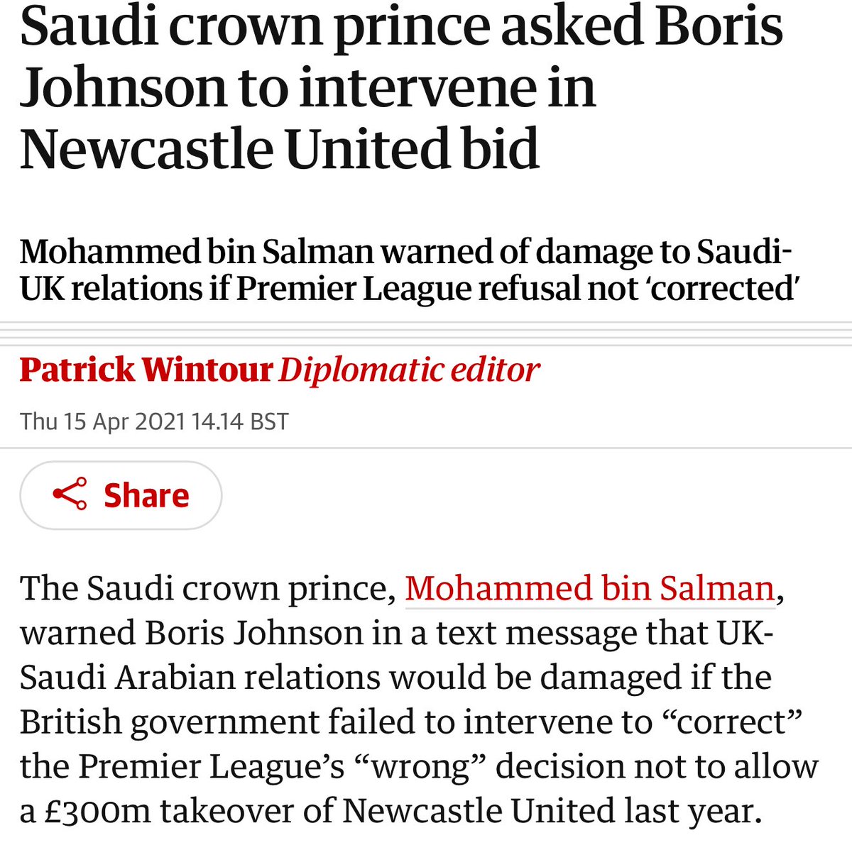 How many English football journalists closely examined this? Not many