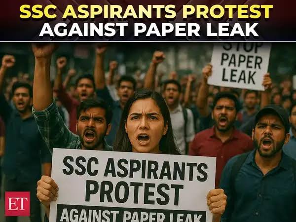 🧵Thread: 
SSC Exams 2025 - Protest ya System Failure?  

1
SSC aspirants ka gussa sahi hai.
Kyuki Lakhon students mehnat karte hain.
Par jab result aata hai to…
🔹Unfair cutoffs
🔹Galat answer keys
🔹No transparency
🔹Centre bahut hi dur bhejna