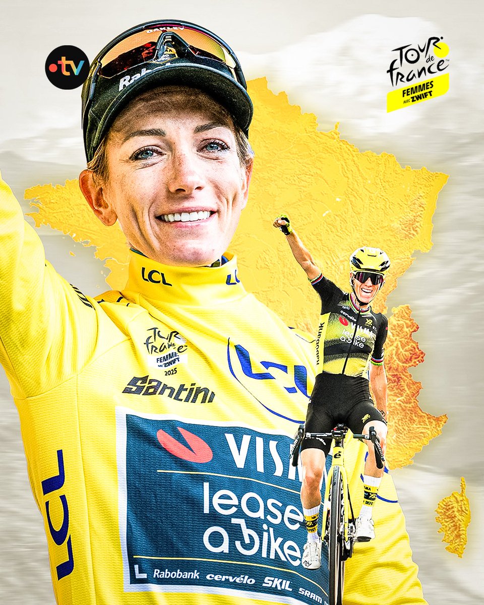 🏆 Historique. Majestueuse. Inoubliable.
Pauline Ferrand-Prévot remporte le Tour de France 2025 et entre dans la légende ! 💛🚴‍♀️

Avec panache et puissance elle incarne l’excellence du cyclisme français.

🇫🇷 Une victoire éclatante, une fierté nationale.

Bravo !👏

#MadeInFrance