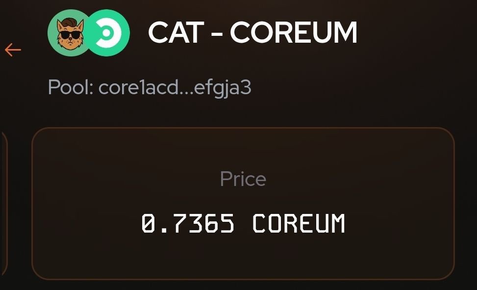 Things are escalating 

This could be very big because coreum smart token technology allows $CAT to be interoperable with 100+ block chains. It means we can create a $CAT pool on another chain like XRPL so more users can participate in <a href="/bobcatoncoreum/">Bobcat</a> 💸